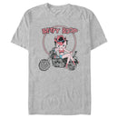 Men's Betty Boop Cowboy Hat Biker Betty Distressed T-Shirt