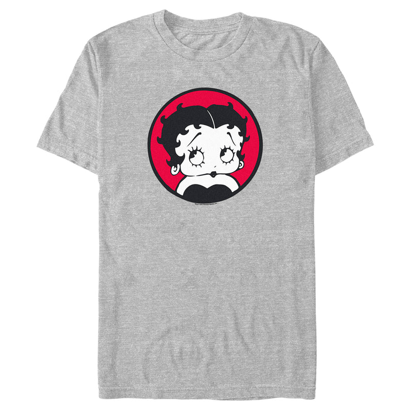 Men's Betty Boop Red Circle Betty T-Shirt