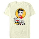 Men's Betty Boop Full Moon Characters T-Shirt