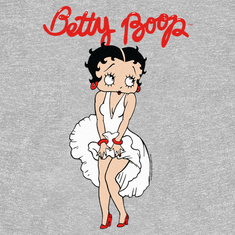 Women's Betty Boop Classic White Dress Betty T-Shirt