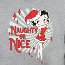 Men's Betty Boop Christmas Naughty or Nice Betty Sweatshirt