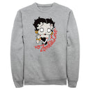 Men's Betty Boop Valentine's Day Zombie Love Sweatshirt