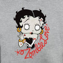 Men's Betty Boop Valentine's Day Zombie Love Sweatshirt