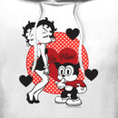 Men's Betty Boop Valentine's Day Bimbo Be Mine Pull Over Hoodie