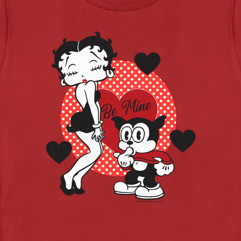 Women's Betty Boop Valentine's Day Bimbo Be Mine T-Shirt