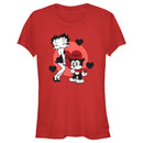 Junior's Betty Boop Valentine's Day Bimbo Be Mine T-Shirt