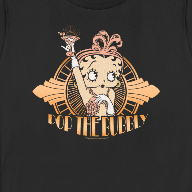 Women's Betty Boop New Year's Pop the Bubbly T-Shirt