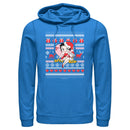 Men's Betty Boop Christmas Ugly Sweater Print Pull Over Hoodie