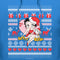 Men's Betty Boop Christmas Ugly Sweater Print Pull Over Hoodie