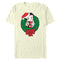 Men's Betty Boop Christmas Characters Wreath T-Shirt