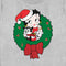 Women's Betty Boop Christmas Characters Wreath T-Shirt