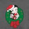 Men's Betty Boop Christmas Characters Wreath Sweatshirt