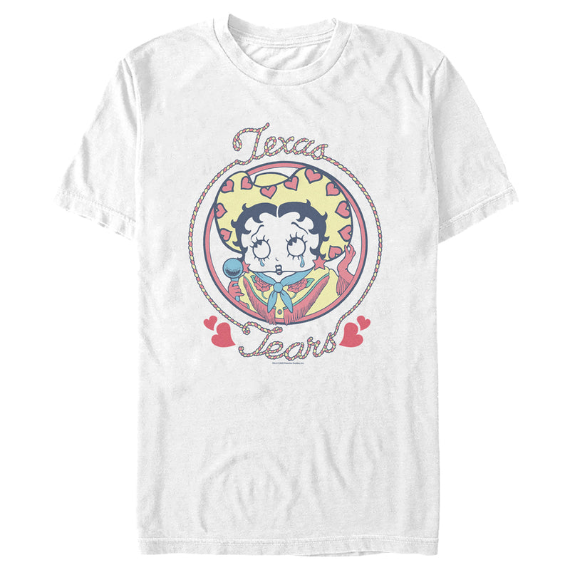 Men's Betty Boop Texas Tears T-Shirt