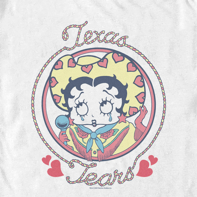 Men s Betty Boop Texas Tears T Shirt Fifth Sun