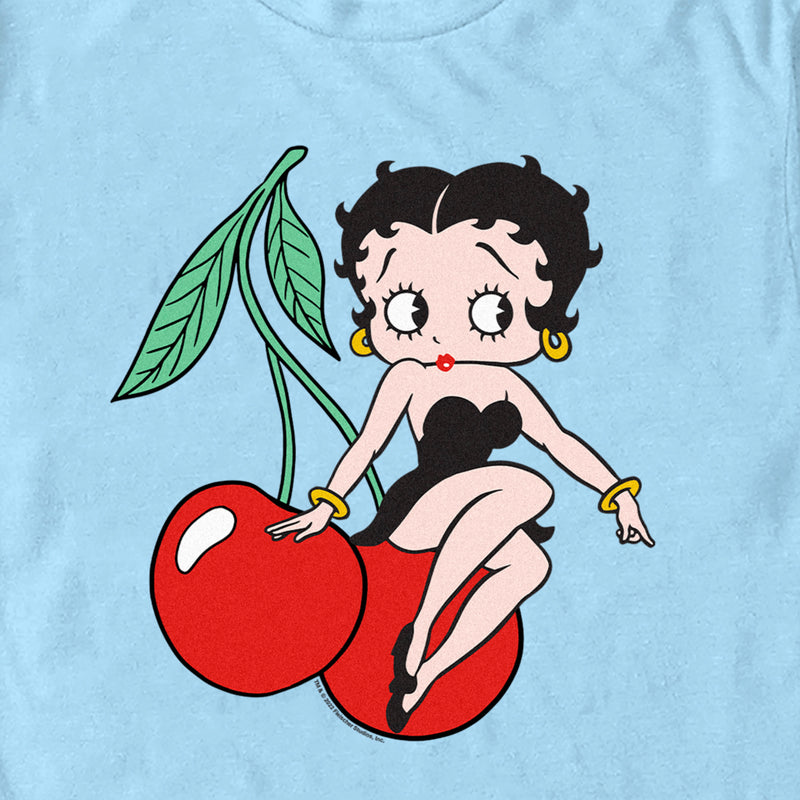 Men's Betty Boop Cherries Betty T-Shirt