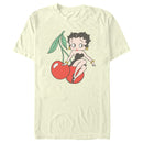 Men's Betty Boop Cherries Betty Distressed T-Shirt