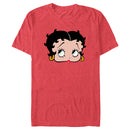 Men's Betty Boop Puppy Dog Eyes Face T-Shirt