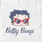 Men's Betty Boop Red Sunglasses Betty T-Shirt