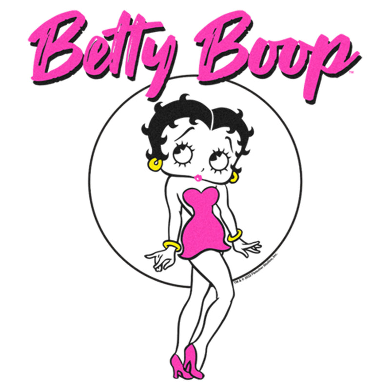 Women's Betty Boop Neon Pink T-Shirt