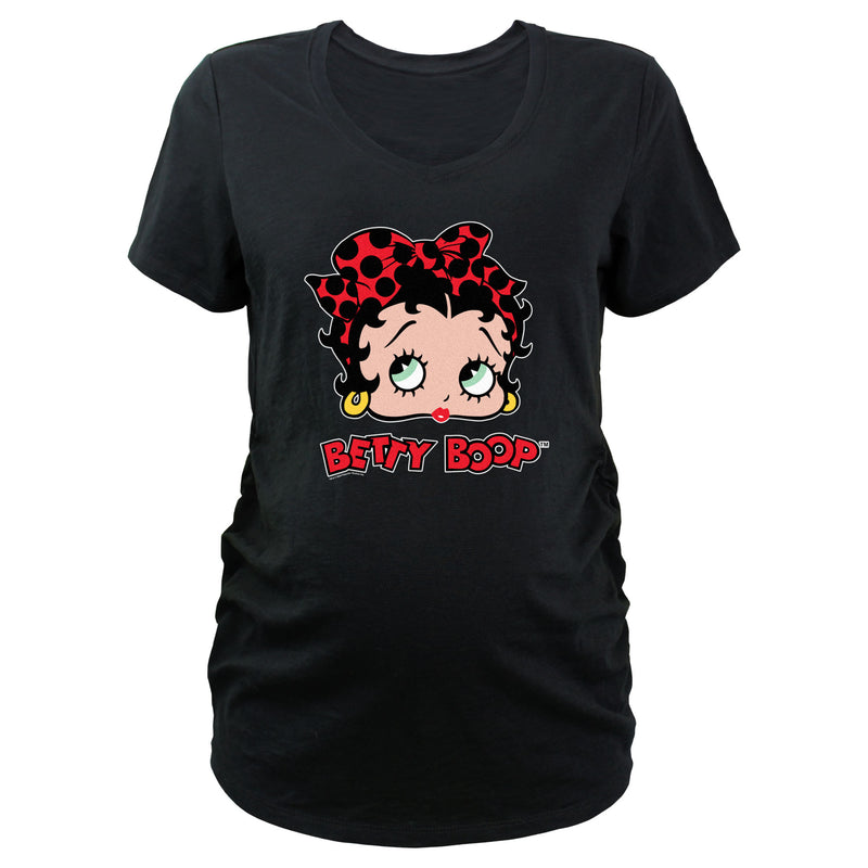 Women's Betty Boop Polka Dot Bow T-Shirt