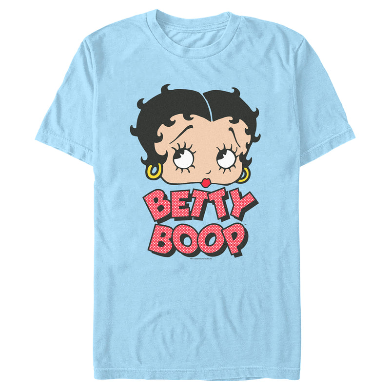 Men's Betty Boop Polka Dot Logo T-Shirt