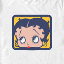 Men's Betty Boop Blue and Yellow Square T-Shirt