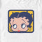 Men's Betty Boop Blue and Yellow Square T-Shirt