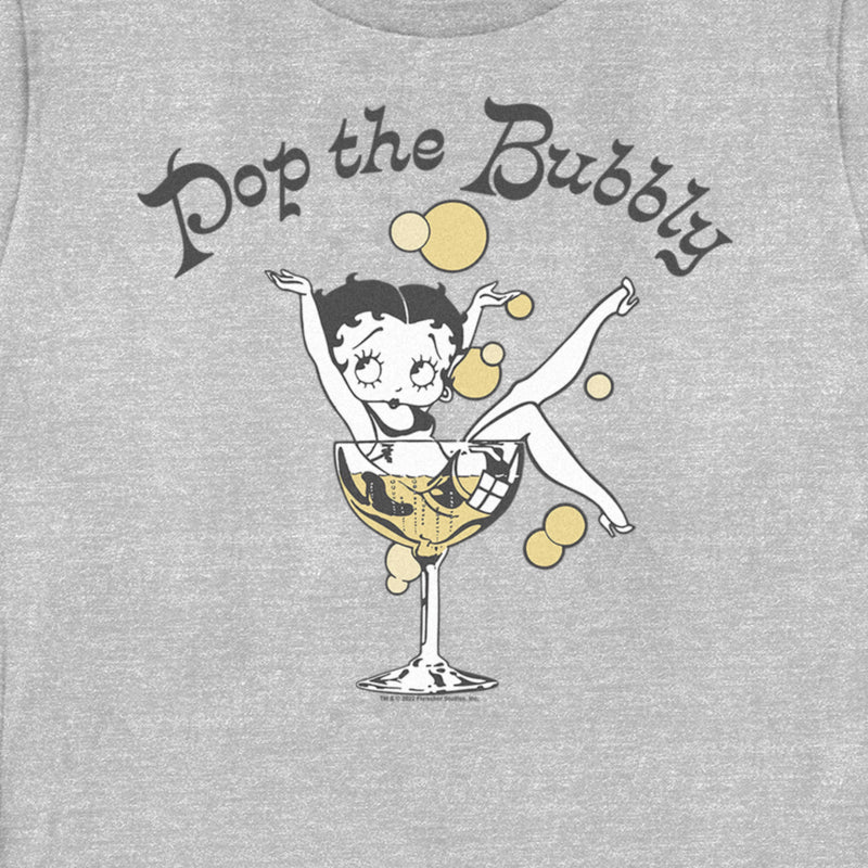 Women's Betty Boop New Year's Retro Pop the Bubbly T-Shirt