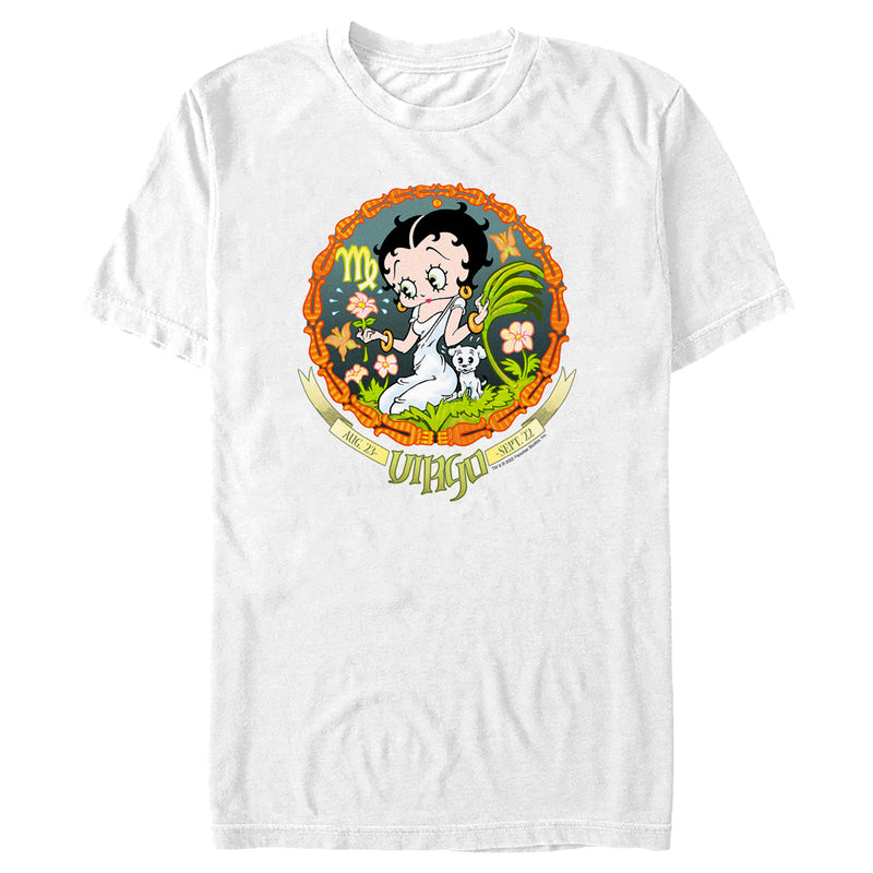 Men's Betty Boop Virgo Zodiac T-Shirt