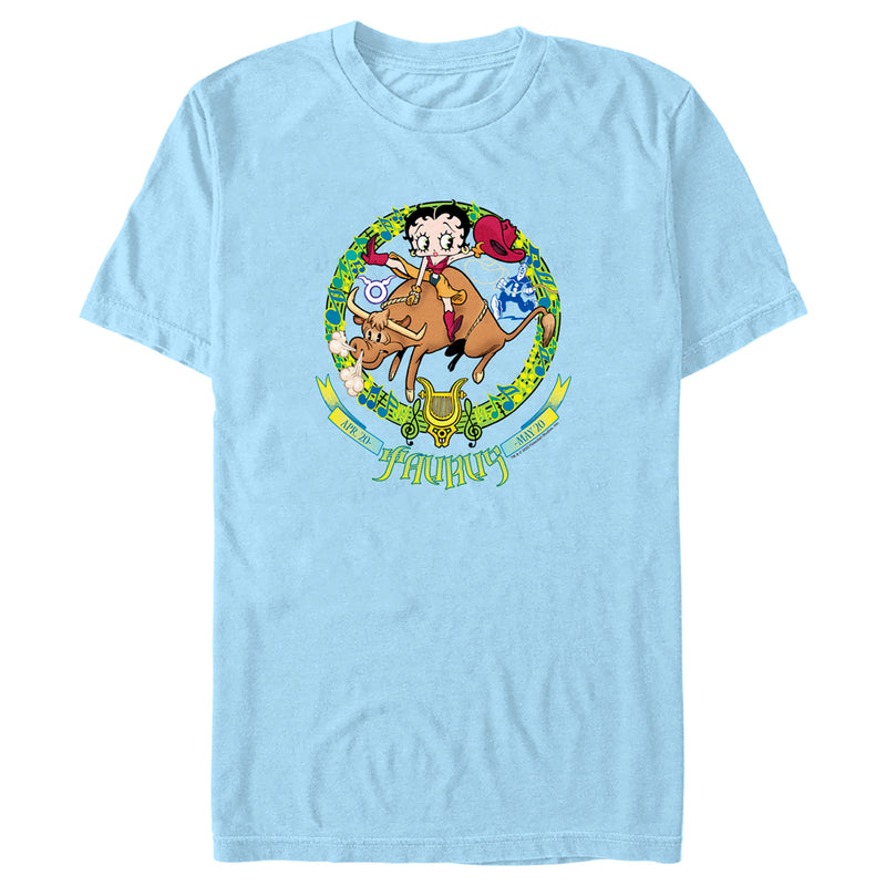 Men's Betty Boop Taurus Zodiac T-Shirt