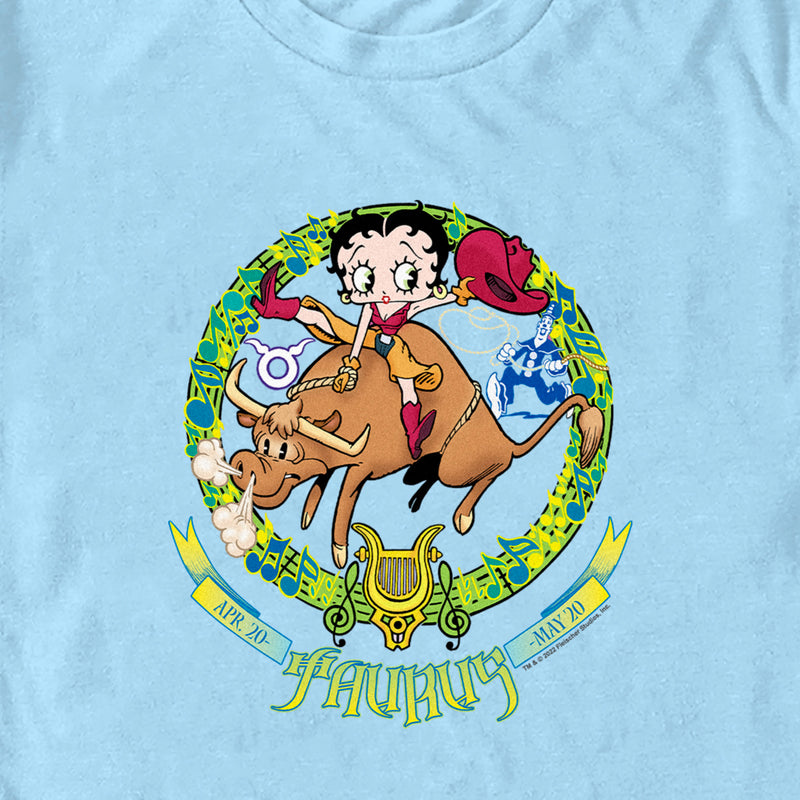 Men's Betty Boop Taurus Zodiac T-Shirt