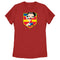 Women's Betty Boop Spain Blue Soccer Badge T-Shirt