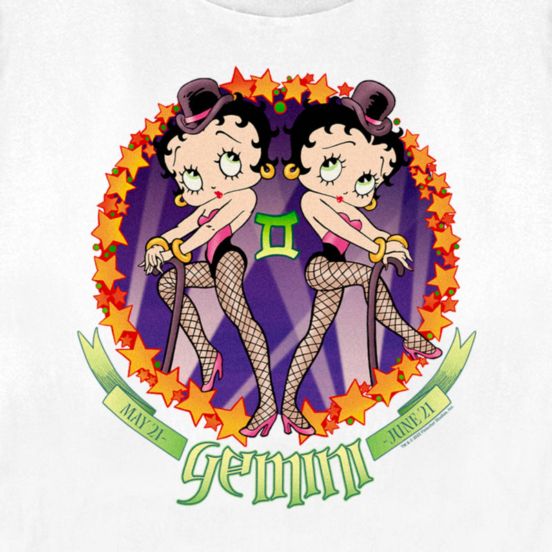 Women's Betty Boop Gemini Zodiac T-Shirt