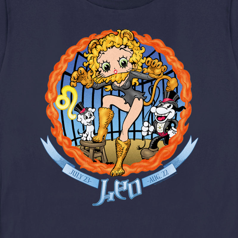 Women's Betty Boop Leo Zodiac T-Shirt