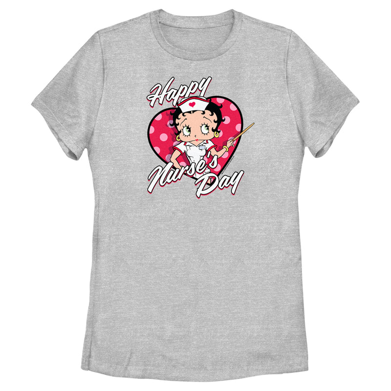 Women's Betty Boop Happy Nurse's Day T-Shirt