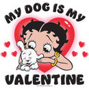 Men's Betty Boop My Dog Is My Valentine T-Shirt