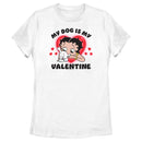 Women's Betty Boop My Dog Is My Valentine T-Shirt