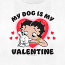 Women's Betty Boop My Dog Is My Valentine T-Shirt