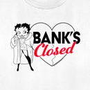 Women's Betty Boop Bank's Closed T-Shirt