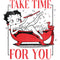 Junior's Betty Boop Take Time For You T-Shirt