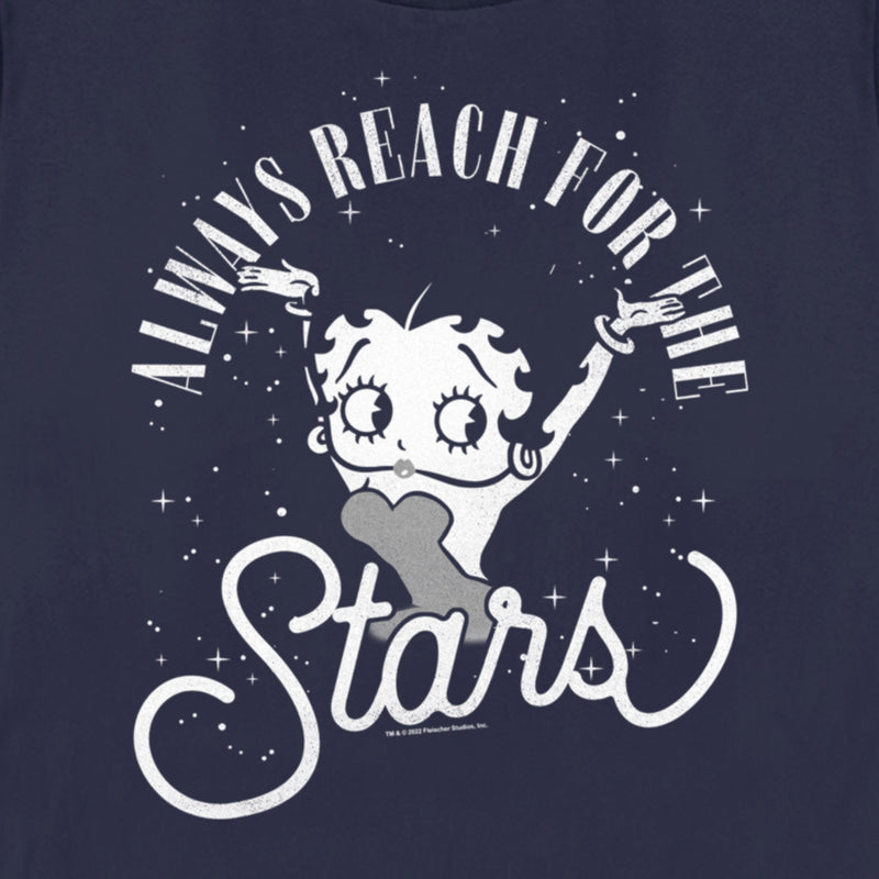 Women's Betty Boop Always Reach For The Stars T-Shirt