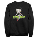 Men's Betty Boop Halloween Zombie Logo Sweatshirt