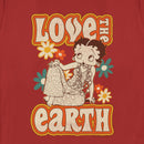 Women's Betty Boop Love the Earth T-Shirt