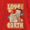 Girl's Betty Boop Love the Earth T-Shirt