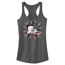 Junior's Betty Boop Easter Egg Frame Racerback Tank Top