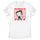 Women's Betty Boop This Mom Runs Off Sass T-Shirt