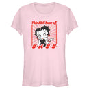 Junior's Betty Boop This Mom Runs Off Sass T-Shirt