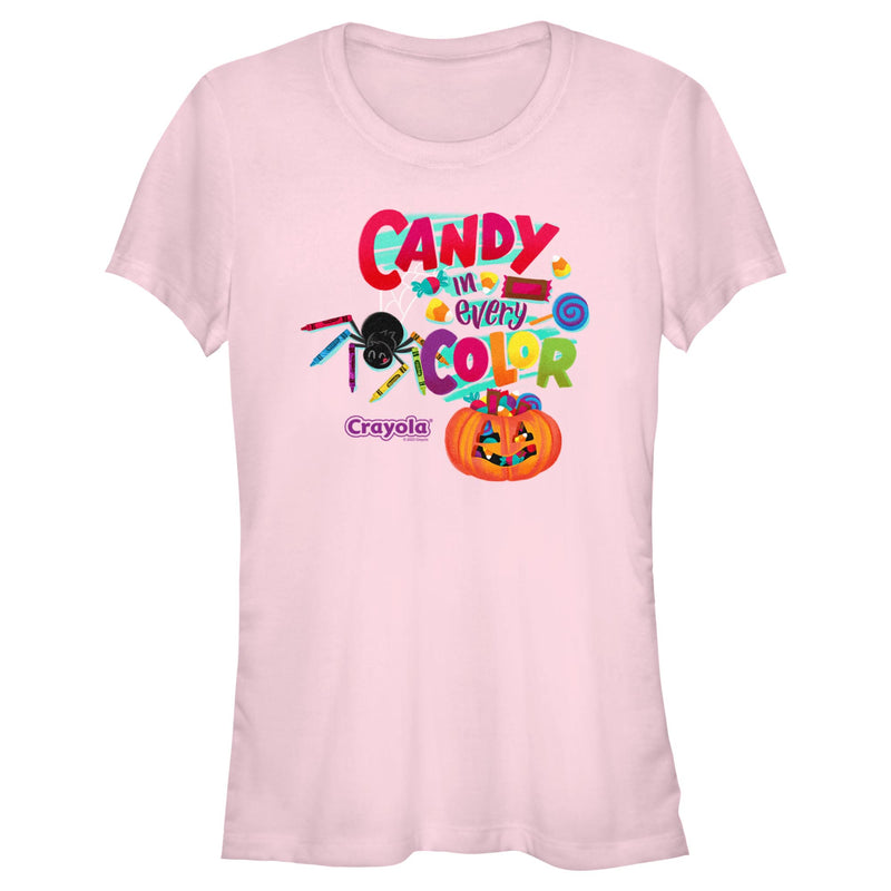 Junior's Crayola Candy In Every Color T-Shirt