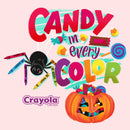 Toddler's Crayola Halloween Candy In Every Color T-Shirt