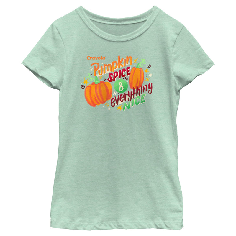 Girl's Crayola Pumpkin Spice Everything Nice T-Shirt